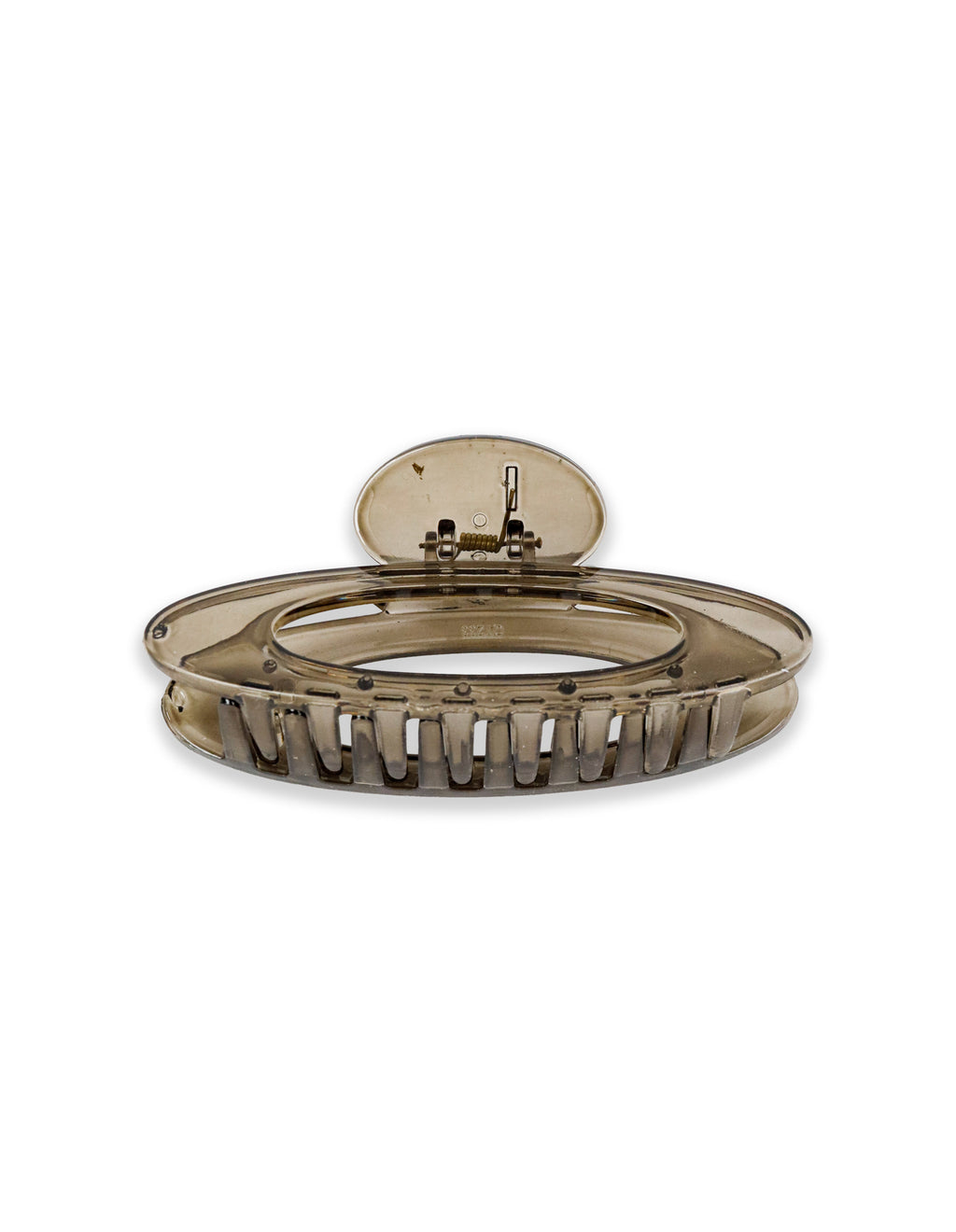 Rue Oval Hair Claw Clip - Brown