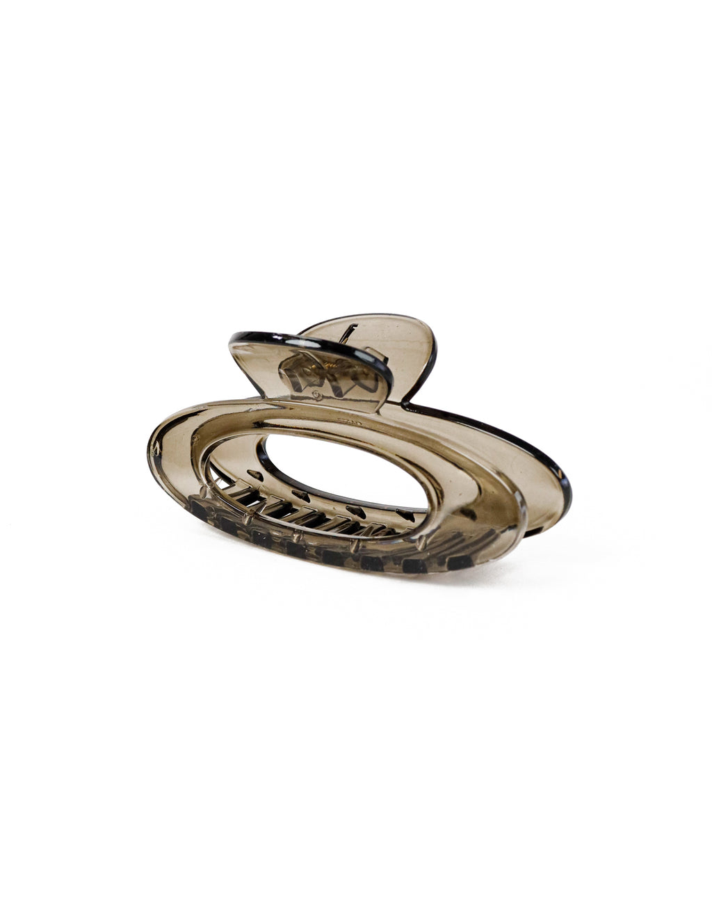 Rue Oval Hair Claw Clip - Brown