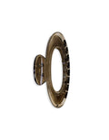 Rue Oval Hair Claw Clip - Brown