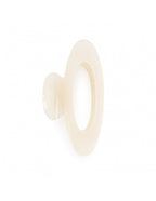 Rue Oval Hair Claw Clip - Cream