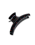 Kourtney Polka Dot Hair Claw Clip - Black