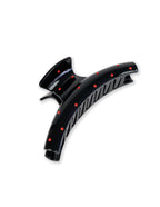 Kourtney Polka Dot Hair Claw Clip - Black
