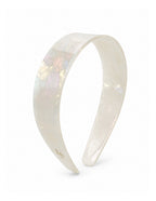 Kendall Glossy Wide Headband - Ivory