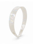 Adina Glossy Resin Headband - Ivory