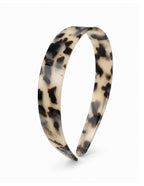 Adina Glossy Resin Headband - Light Tort