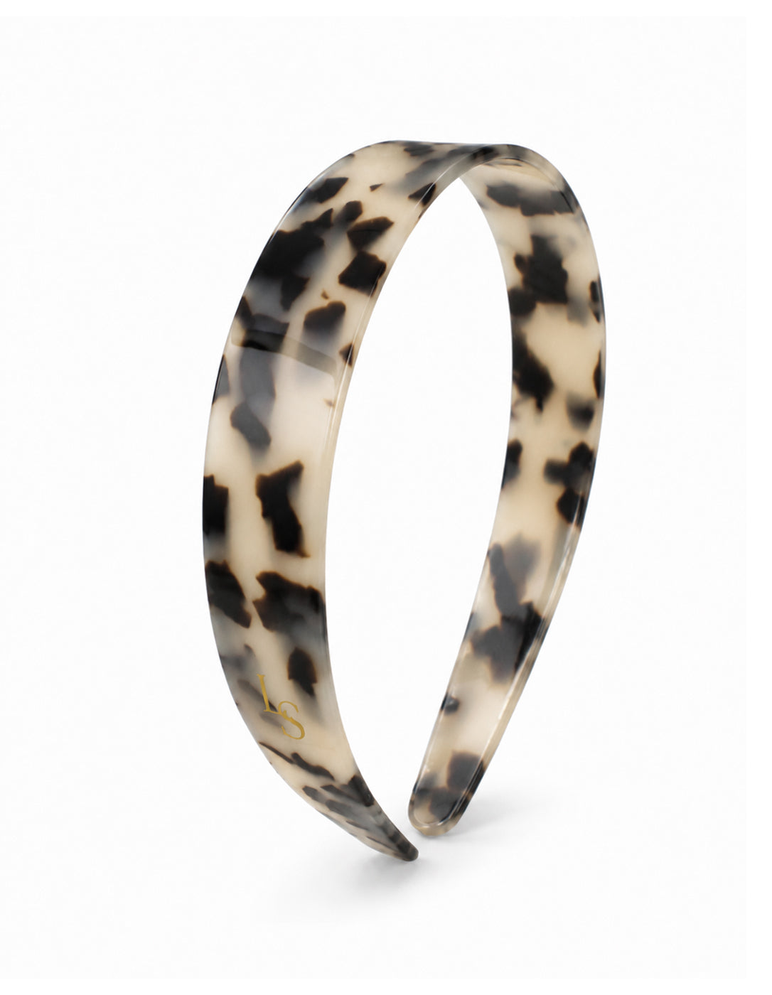 Adina Glossy Resin Headband - Light Tort