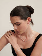 Evil Eye Plated Necklace - Sterling Silver
