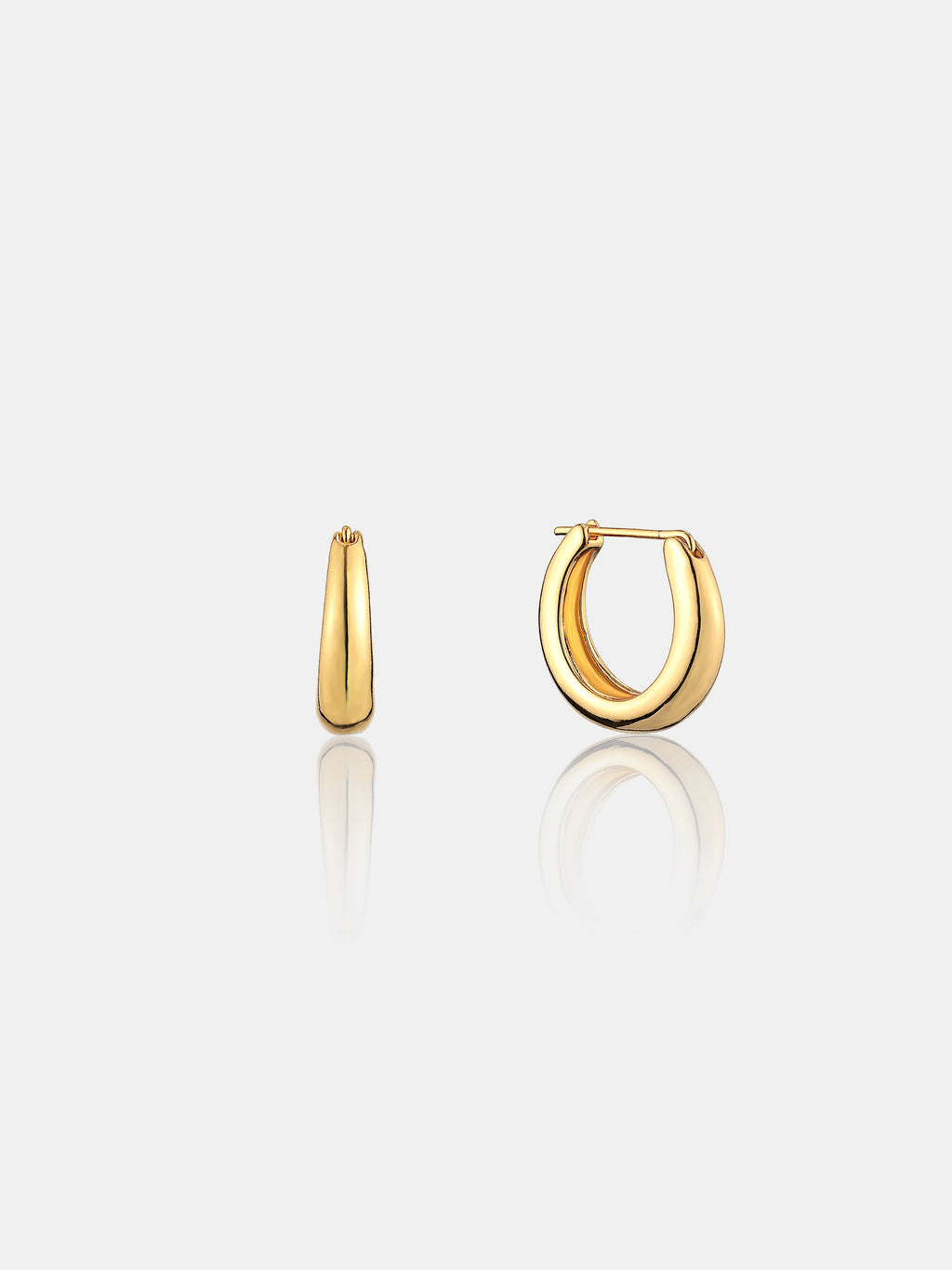Greta 18K Gold Plated Huggie Earrings