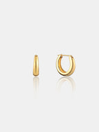 Greta 18K Gold Plated Huggie Earrings