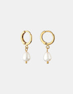 Daphne 18K Gold Plated Pearl Earrings