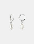 Daphne Silver Plated Pearl Earrings