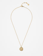Coin Charm Necklace - 18K Gold Plated