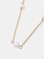 Ally Pearl Necklace - 18K Gold Plated