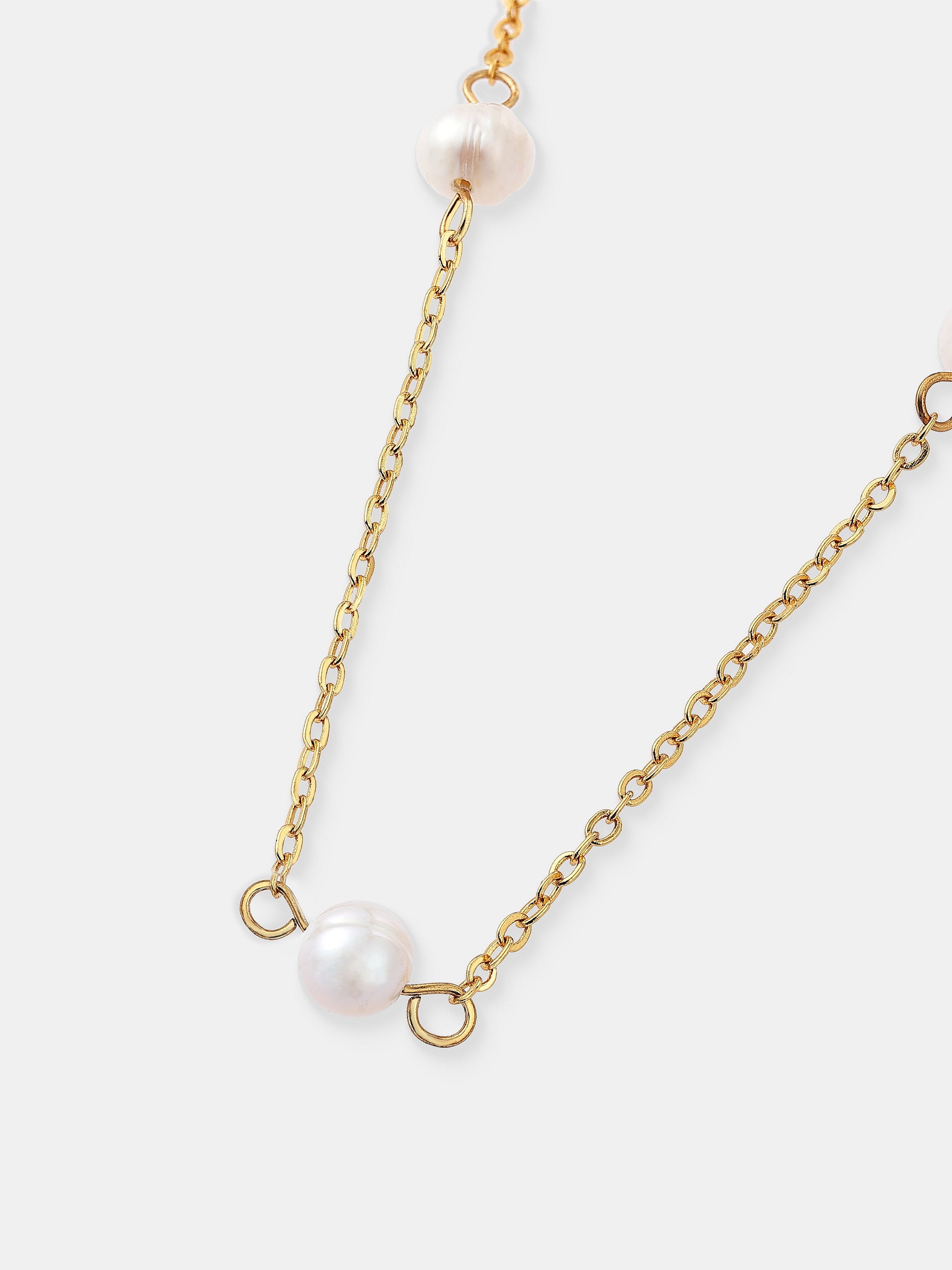 Ally Pearl Necklace - 18K Gold Plated