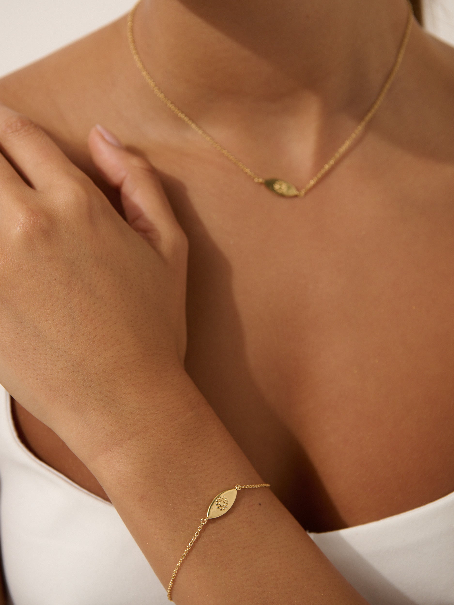 Evil Eye Bracelet - 18K Gold Plated