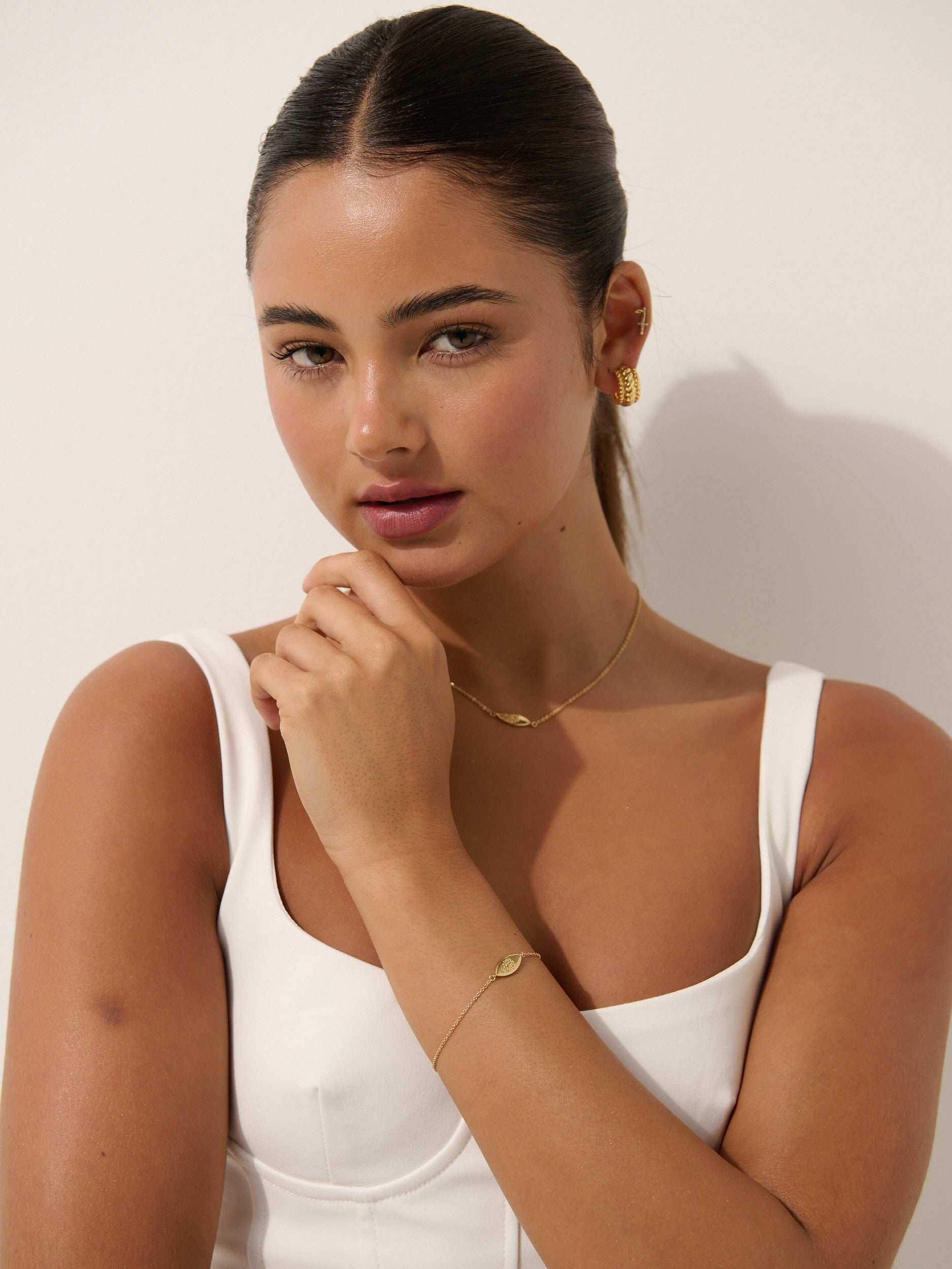 Evil Eye Bracelet - 18K Gold Plated