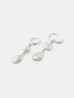 Aura Pearl Earrings - Sterling Silver Plated