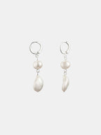 Aura Pearl Earrings - Sterling Silver Plated