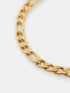 Figaro Chain Bracelet - 18K Gold Plated
