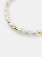 Ara Pearl Beaded Bracelet - 18K Gold Plated