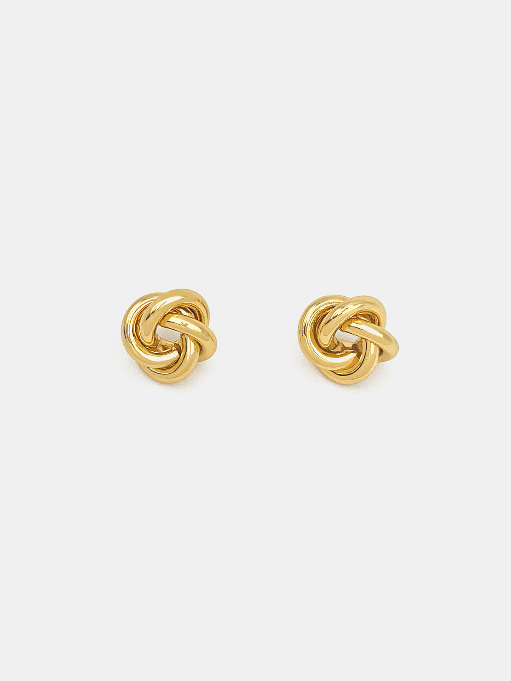 Petite Knotted Earrings - 18K Gold Plated