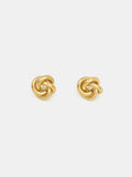 Petite Knotted Earrings - 18K Gold Plated