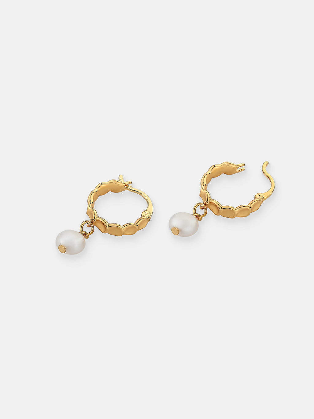 Vintage Pearl Drop 18K Gold Plated Earrings