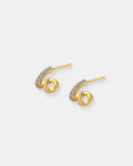 Petite Diamanté Earrings in 18K Gold Plated
