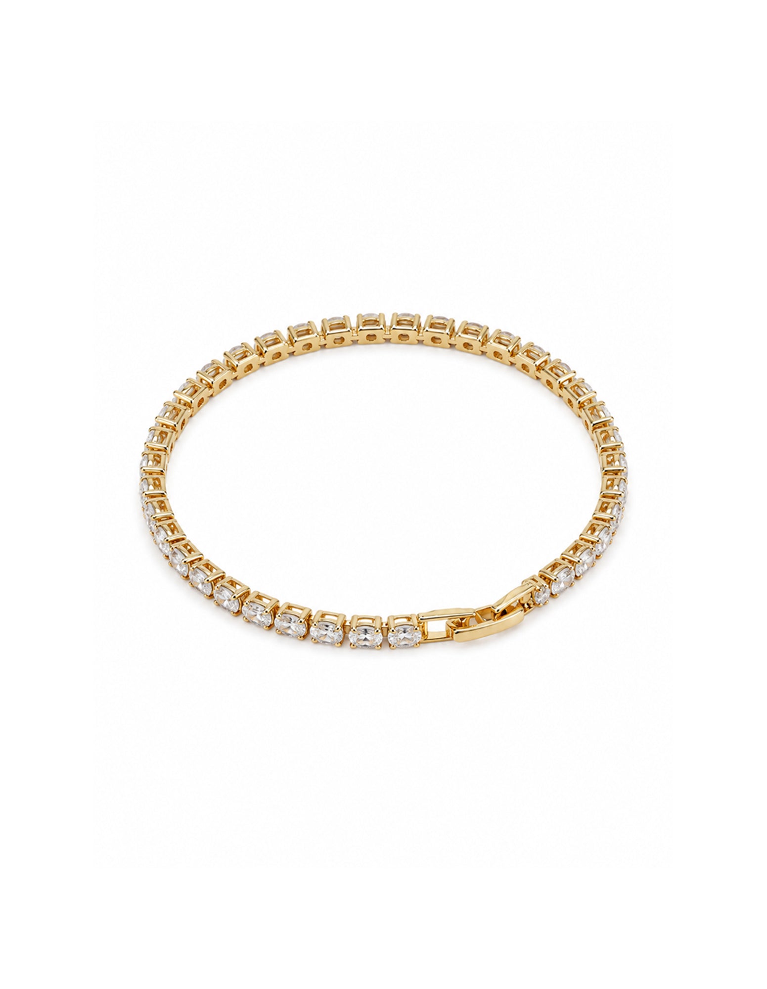 Tennis Diamanté 18K Gold Plated Bracelet