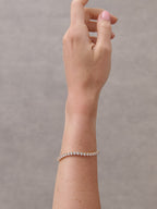 Tennis Diamanté 18K Gold Plated Bracelet