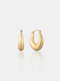 Amaline 18K Gold Plated Hoop Earrings - Small