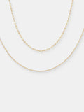 Fine Layered Necklace -  Gold