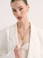 Divinity Heart Necklace - Gold