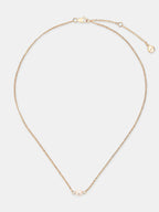 Single Pearl Necklace - 18K Gold Plated