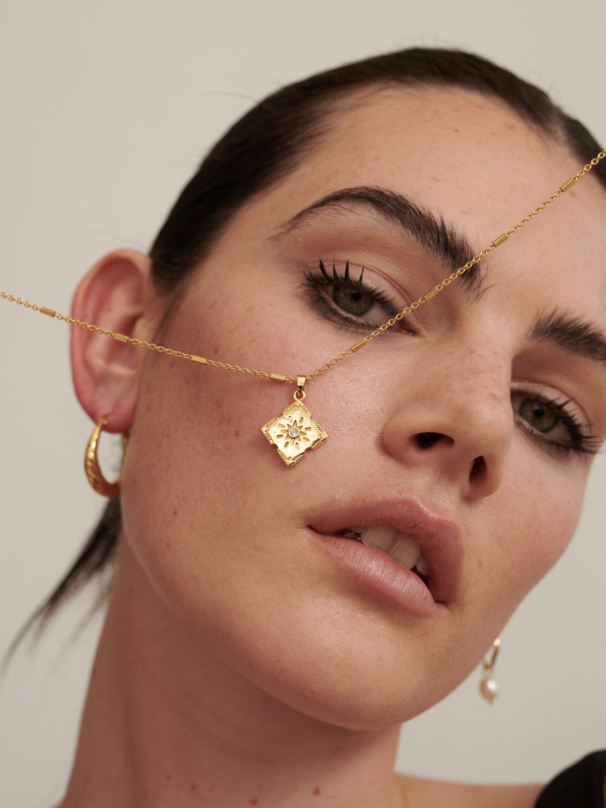 Lori Charm Necklace - 18K Gold Plated