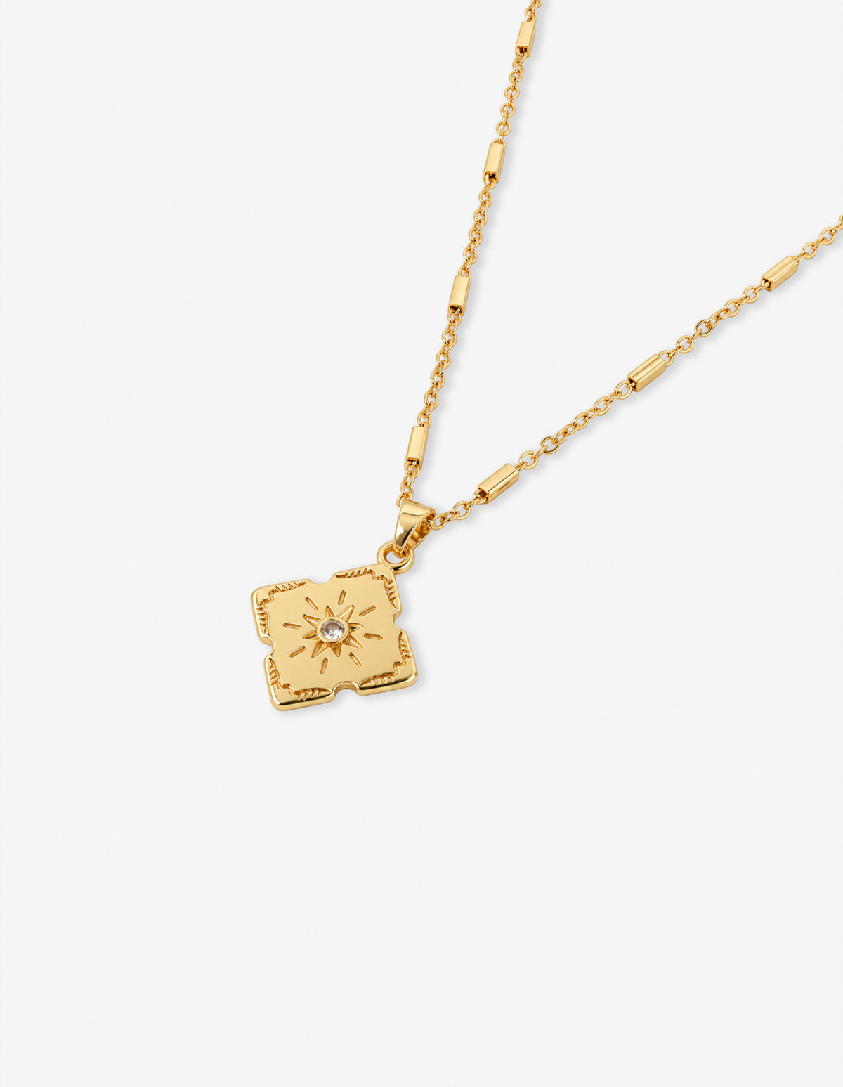 Lori Charm Necklace - 18K Gold Plated