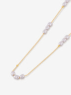 Trio Pearl Necklace - Gold