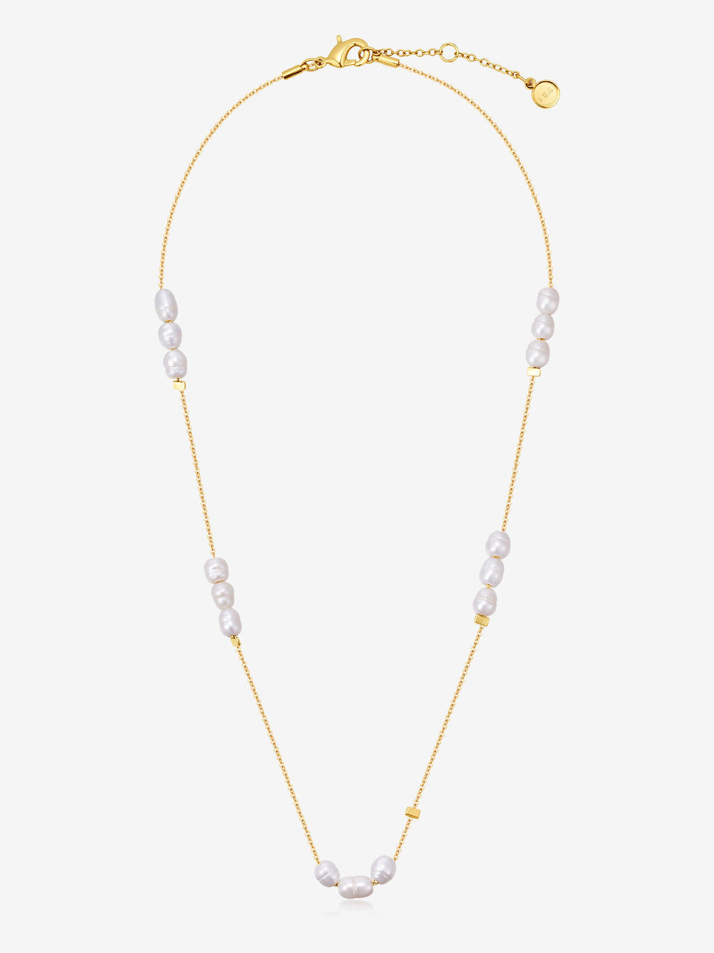Trio Pearl Necklace - Gold