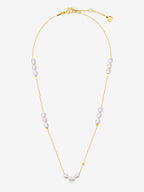 Trio Pearl Necklace - Gold