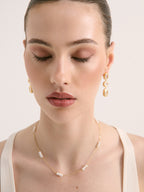 Trio Pearl Necklace - Gold