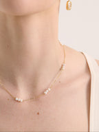 Trio Pearl Necklace - Gold