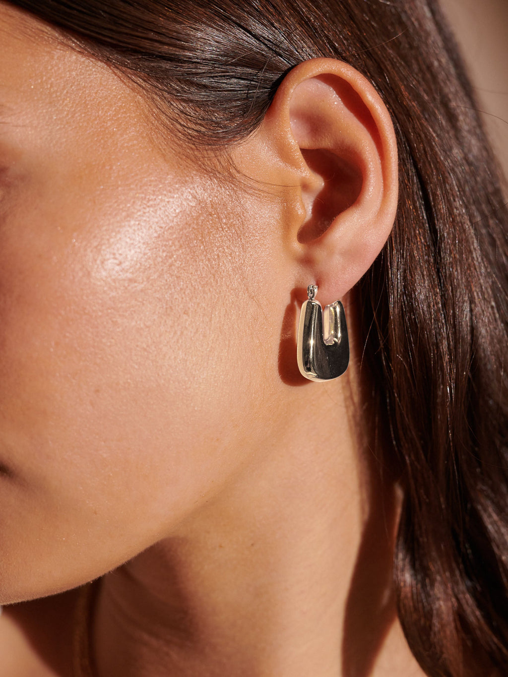 Square Crush Earrings - Sterling Silver Plated