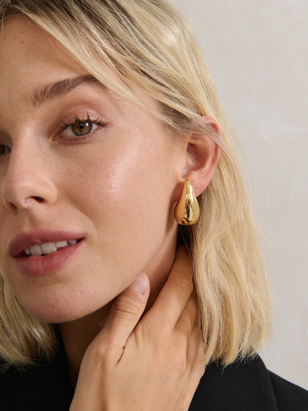 Droplet 18K Gold Plated Earrings