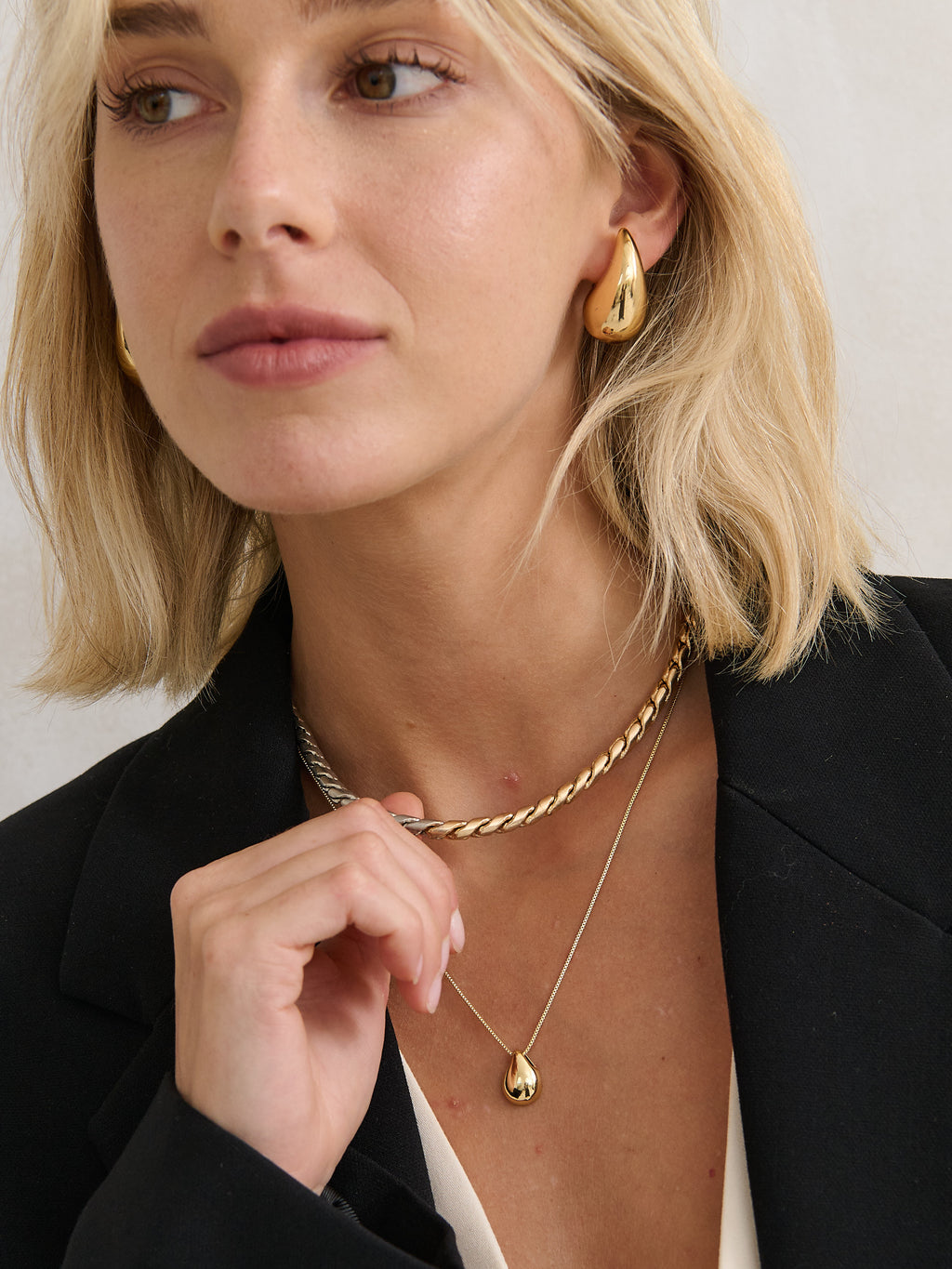 Droplet 18K Gold Plated Earrings