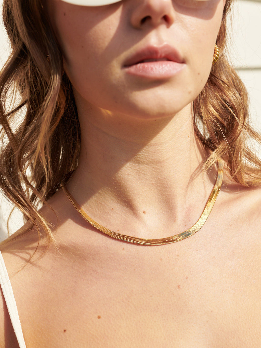 5mm Snake Necklace - 18K Gold Plated