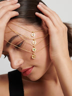 Birthstone Necklace - 18K Gold Plated
