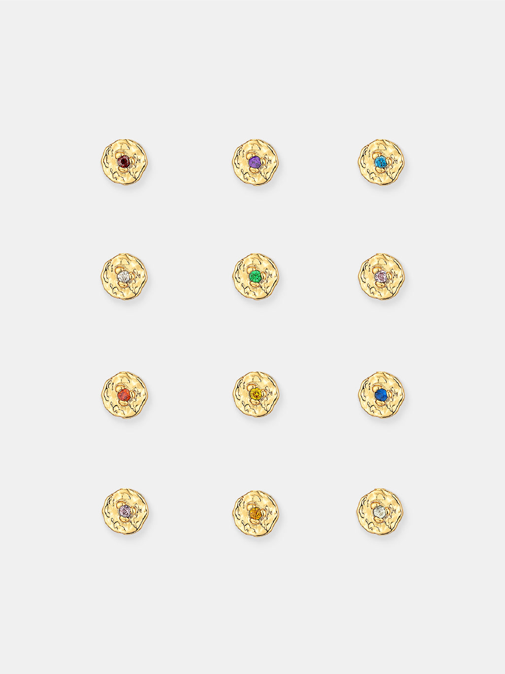 Birthstone Necklace - 18K Gold Plated