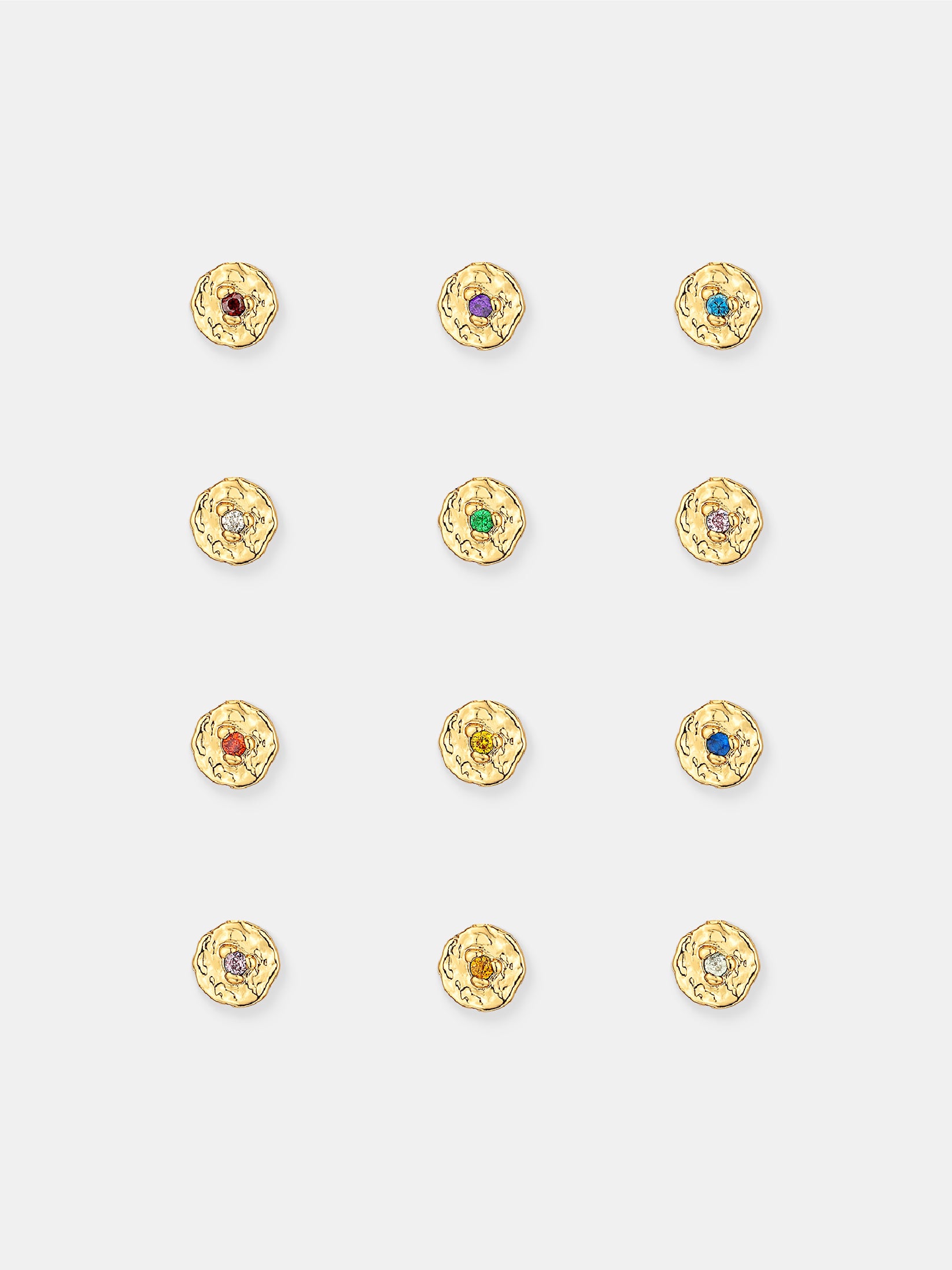 Birthstone Necklace - 18K Gold Plated