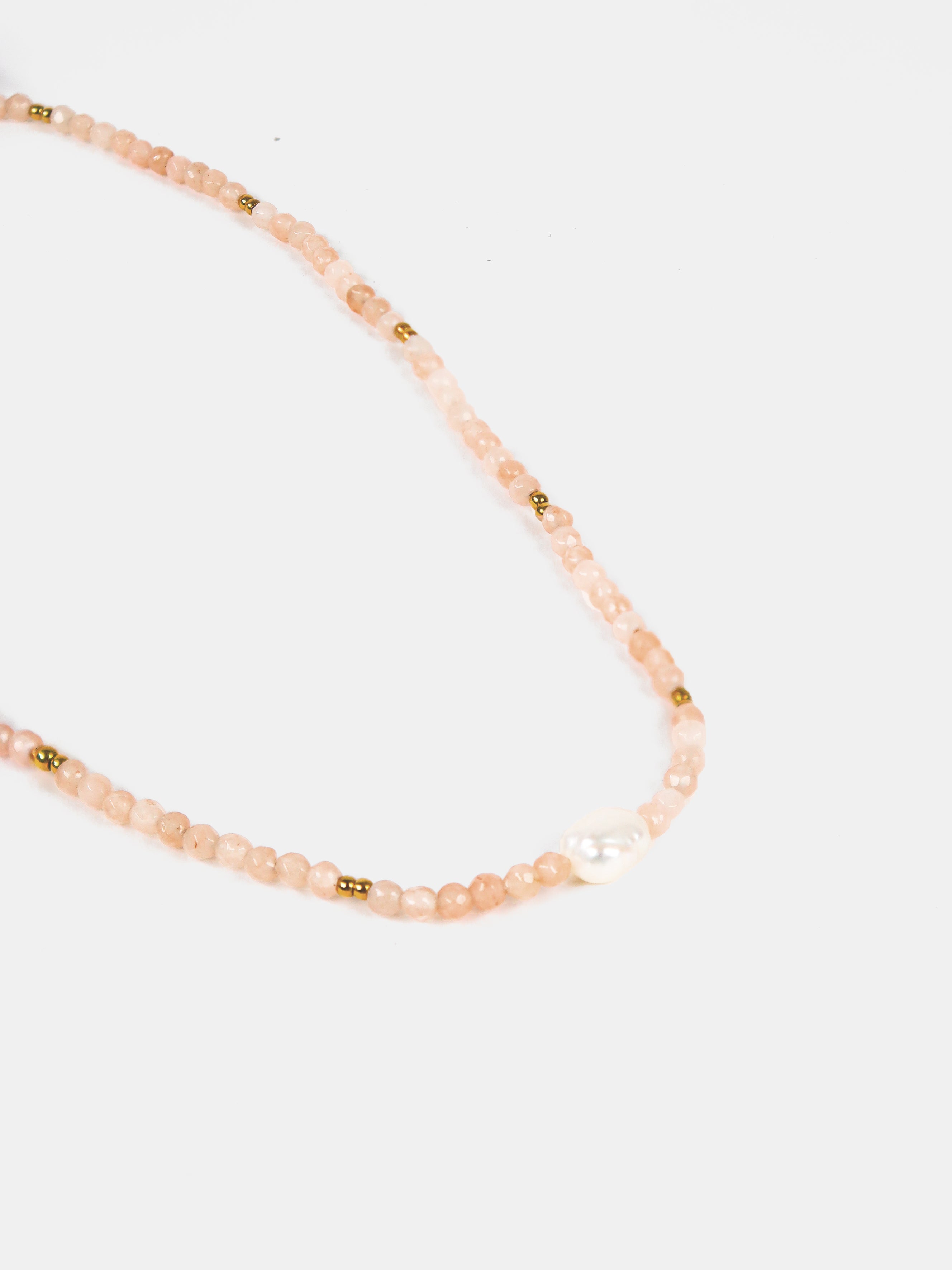 Rosie Stone Beaded Necklace