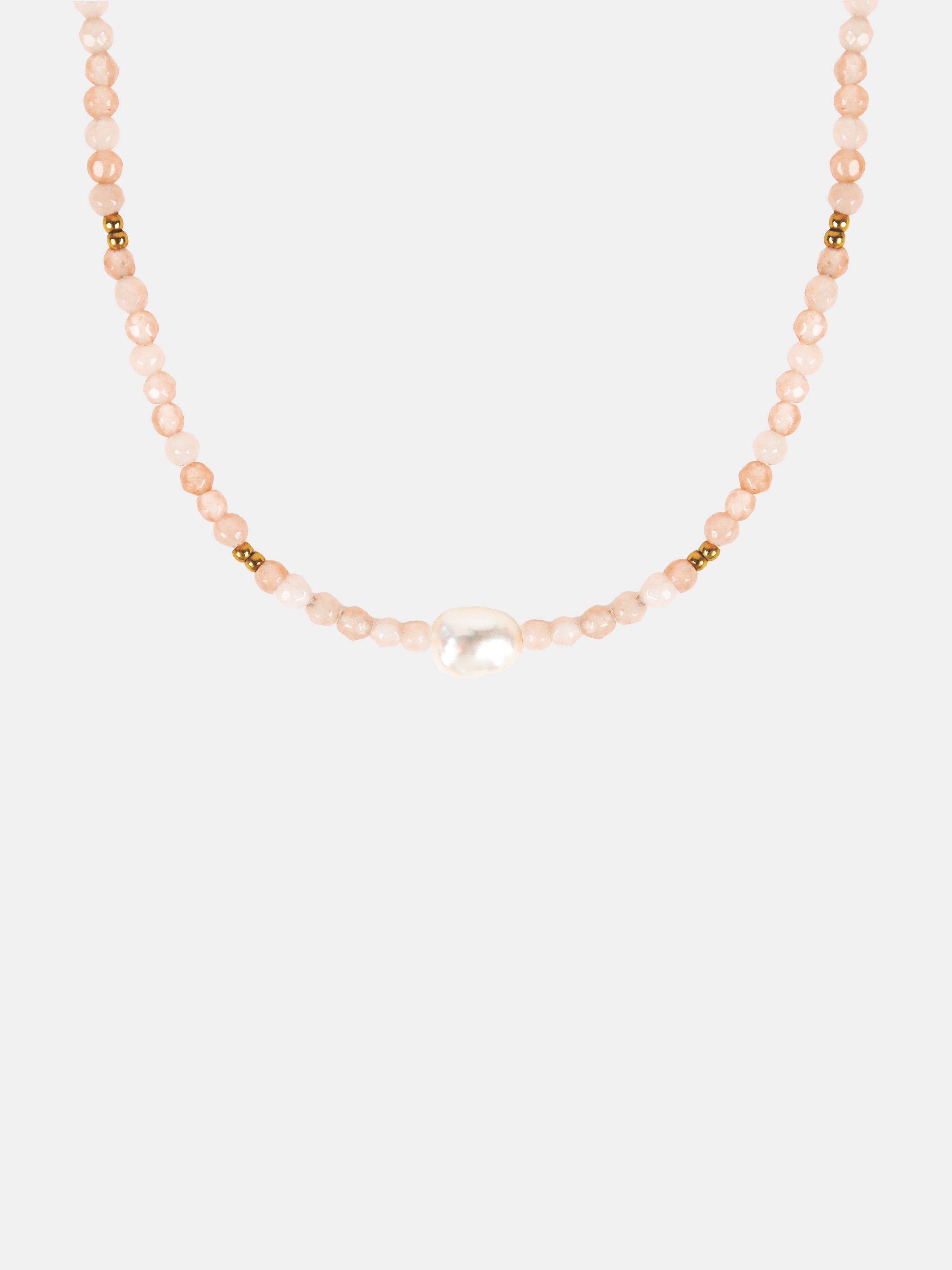 Rosie Stone Beaded Necklace